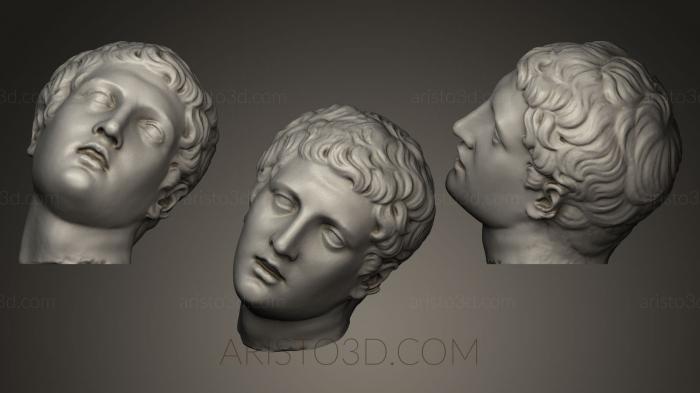 Busts and heads antique and historical (BUSTA_0085) 3D model for CNC machine